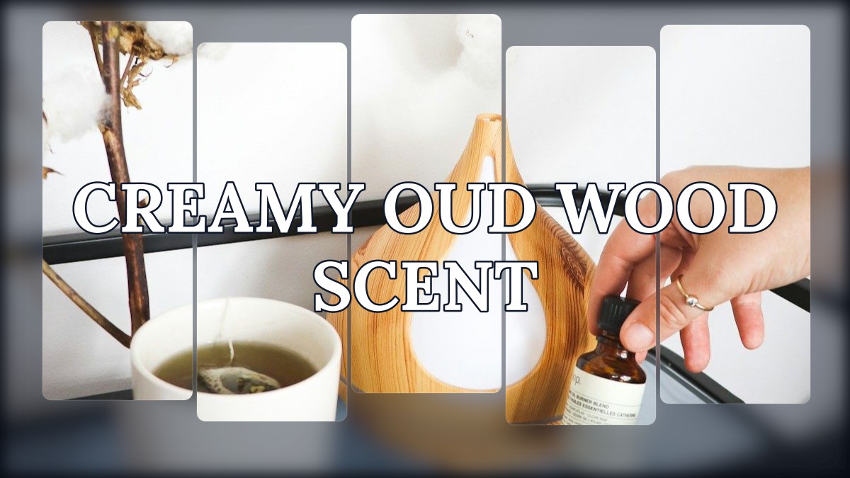 creamy oud wood scent